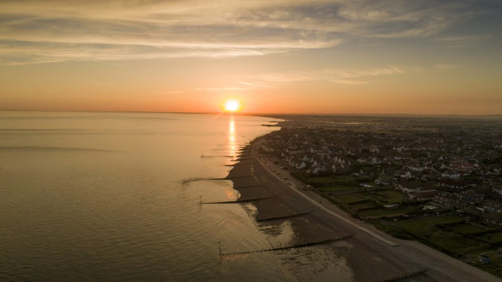 A drone view of the Bill House